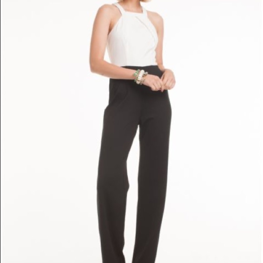 Trina Turk Naima Black and White Jumpsuit